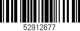 Código de barras (EAN, GTIN, SKU, ISBN): '52912677'