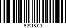 Código de barras (EAN, GTIN, SKU, ISBN): '52915.00'