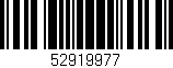 Código de barras (EAN, GTIN, SKU, ISBN): '52919977'