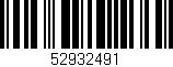 Código de barras (EAN, GTIN, SKU, ISBN): '52932491'