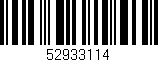 Código de barras (EAN, GTIN, SKU, ISBN): '52933114'