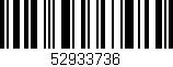 Código de barras (EAN, GTIN, SKU, ISBN): '52933736'