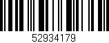 Código de barras (EAN, GTIN, SKU, ISBN): '52934179'