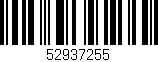 Código de barras (EAN, GTIN, SKU, ISBN): '52937255'