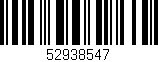 Código de barras (EAN, GTIN, SKU, ISBN): '52938547'