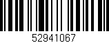 Código de barras (EAN, GTIN, SKU, ISBN): '52941067'
