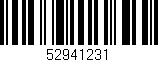 Código de barras (EAN, GTIN, SKU, ISBN): '52941231'