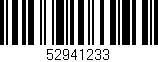 Código de barras (EAN, GTIN, SKU, ISBN): '52941233'
