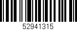 Código de barras (EAN, GTIN, SKU, ISBN): '52941315'