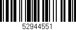 Código de barras (EAN, GTIN, SKU, ISBN): '52944551'