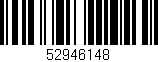 Código de barras (EAN, GTIN, SKU, ISBN): '52946148'