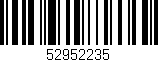 Código de barras (EAN, GTIN, SKU, ISBN): '52952235'