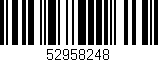 Código de barras (EAN, GTIN, SKU, ISBN): '52958248'