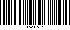 Código de barras (EAN, GTIN, SKU, ISBN): '5296.210'