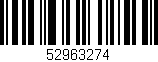 Código de barras (EAN, GTIN, SKU, ISBN): '52963274'