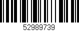 Código de barras (EAN, GTIN, SKU, ISBN): '52989739'