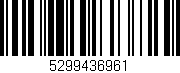 Código de barras (EAN, GTIN, SKU, ISBN): '5299436961'