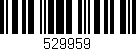 Código de barras (EAN, GTIN, SKU, ISBN): '529959'