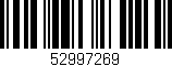 Código de barras (EAN, GTIN, SKU, ISBN): '52997269'