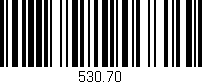 Código de barras (EAN, GTIN, SKU, ISBN): '530.70'
