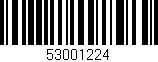 Código de barras (EAN, GTIN, SKU, ISBN): '53001224'