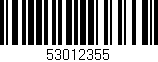 Código de barras (EAN, GTIN, SKU, ISBN): '53012355'