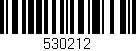 Código de barras (EAN, GTIN, SKU, ISBN): '530212'