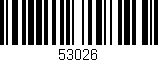 Código de barras (EAN, GTIN, SKU, ISBN): '53026'