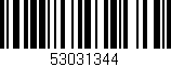 Código de barras (EAN, GTIN, SKU, ISBN): '53031344'