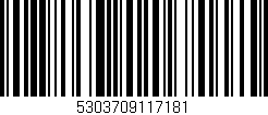 Código de barras (EAN, GTIN, SKU, ISBN): '5303709117181'