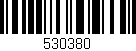 Código de barras (EAN, GTIN, SKU, ISBN): '530380'