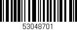 Código de barras (EAN, GTIN, SKU, ISBN): '53048701'
