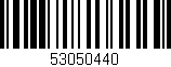 Código de barras (EAN, GTIN, SKU, ISBN): '53050440'