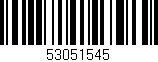 Código de barras (EAN, GTIN, SKU, ISBN): '53051545'