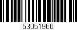 Código de barras (EAN, GTIN, SKU, ISBN): '53051960'