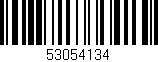 Código de barras (EAN, GTIN, SKU, ISBN): '53054134'