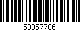 Código de barras (EAN, GTIN, SKU, ISBN): '53057786'