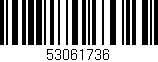Código de barras (EAN, GTIN, SKU, ISBN): '53061736'