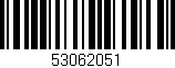 Código de barras (EAN, GTIN, SKU, ISBN): '53062051'