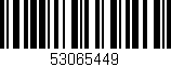 Código de barras (EAN, GTIN, SKU, ISBN): '53065449'