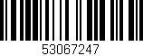 Código de barras (EAN, GTIN, SKU, ISBN): '53067247'