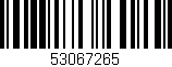 Código de barras (EAN, GTIN, SKU, ISBN): '53067265'