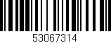 Código de barras (EAN, GTIN, SKU, ISBN): '53067314'