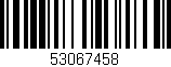 Código de barras (EAN, GTIN, SKU, ISBN): '53067458'