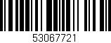 Código de barras (EAN, GTIN, SKU, ISBN): '53067721'