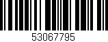 Código de barras (EAN, GTIN, SKU, ISBN): '53067795'