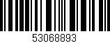 Código de barras (EAN, GTIN, SKU, ISBN): '53068893'