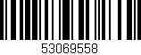 Código de barras (EAN, GTIN, SKU, ISBN): '53069558'