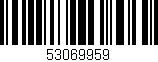 Código de barras (EAN, GTIN, SKU, ISBN): '53069959'