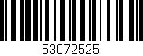 Código de barras (EAN, GTIN, SKU, ISBN): '53072525'